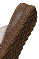 Woman Mink Wedge Comfort Slipper | Derimod