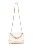 Women's Cream Long Strap Shoulder Bag | Derimod