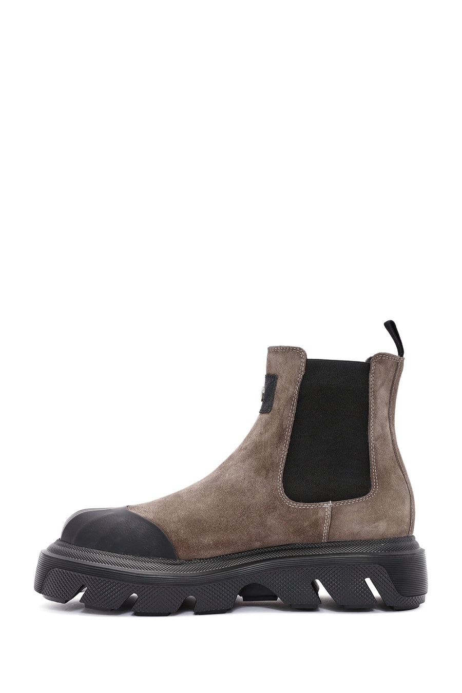 Men's Mink Thick Sole Suede Leather Chelsea Boots