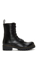 Women's Black Leather Boots | Derimod