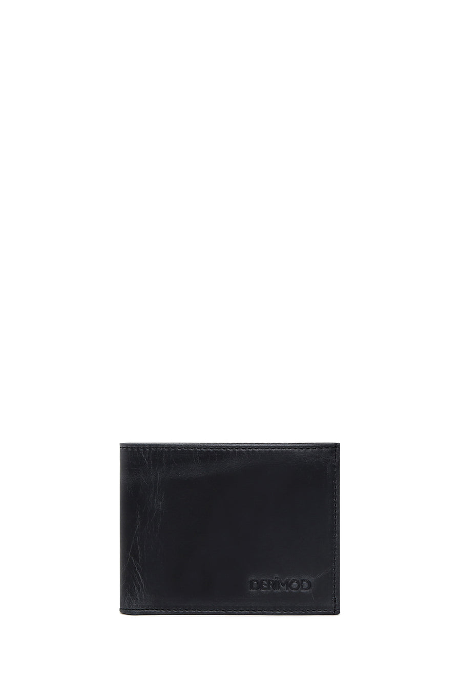 Men's Black Leather Wallet 000A2D3069CR | Derimod