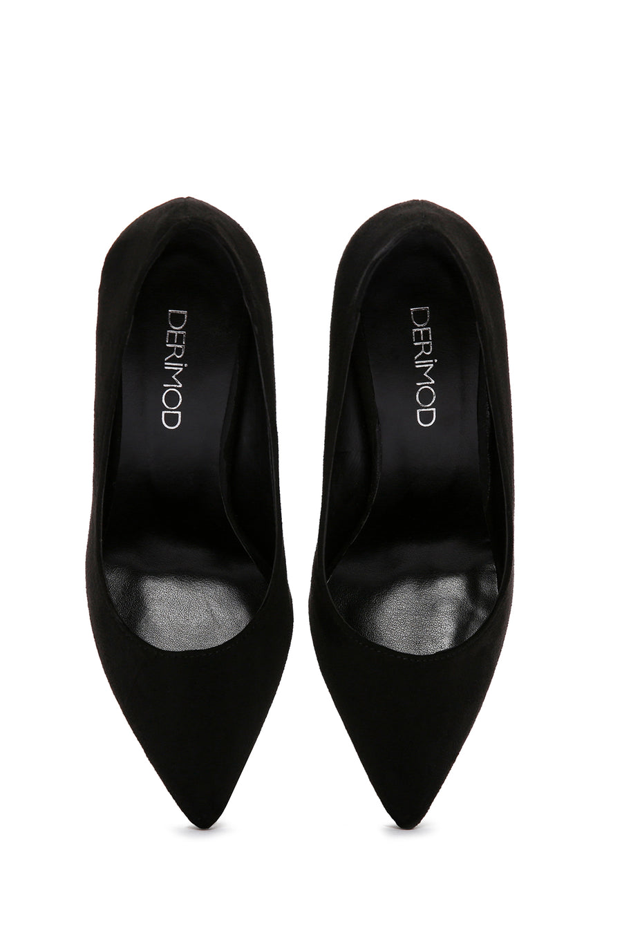 Kadın Siyah Süet Topuklu Stiletto
