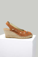 Women's Suede Leather Sandals | Derimod