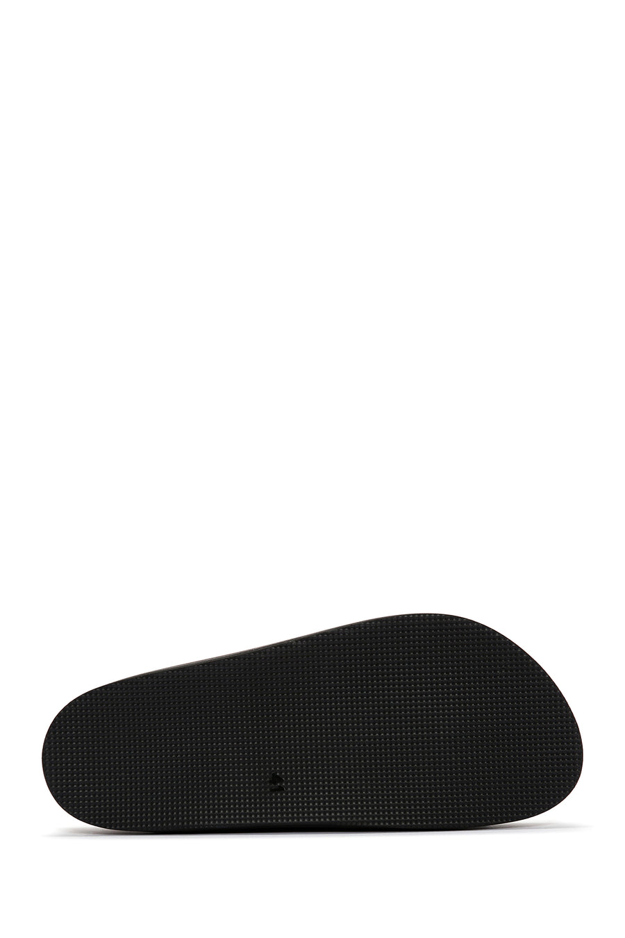 Men's Black Buckled Nubuck Leather Slippers