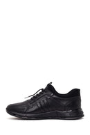 Male Black Lace-up Leather Sneaker | Derimod