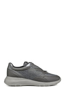 Geox Women's Grey Alleniee B Stone Detailed Sneaker | Derimod