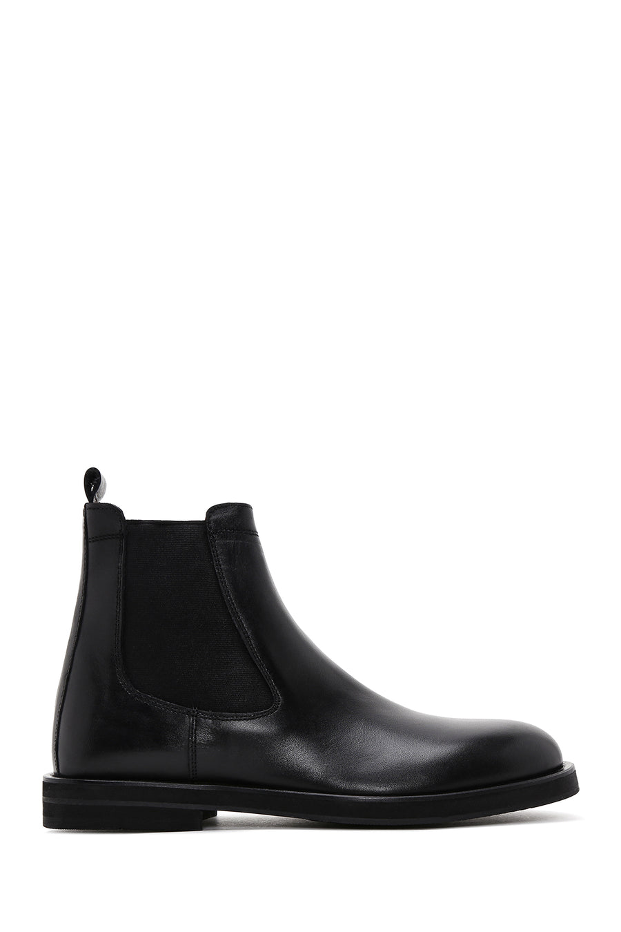 Male Black Leather Chelsea Boots WM730003DV | Derimod