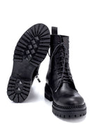 Women's Leather Star Detailed Boots | Derimod