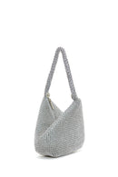 Women's Silver Stone Handbag | Derimod
