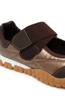 Woman Brown Strappy Sporty Ballerine flats | Derimod