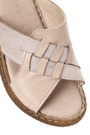 Woman Mink Wedge Comfort Slipper | Derimod