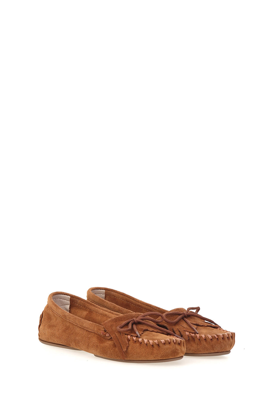 Suede Tan Women's Leather Loafer