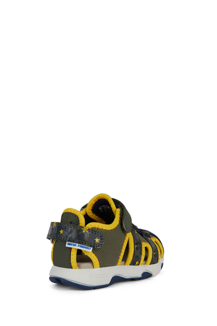 Geox Baby Boy Green Multy Strap Leather Sandals