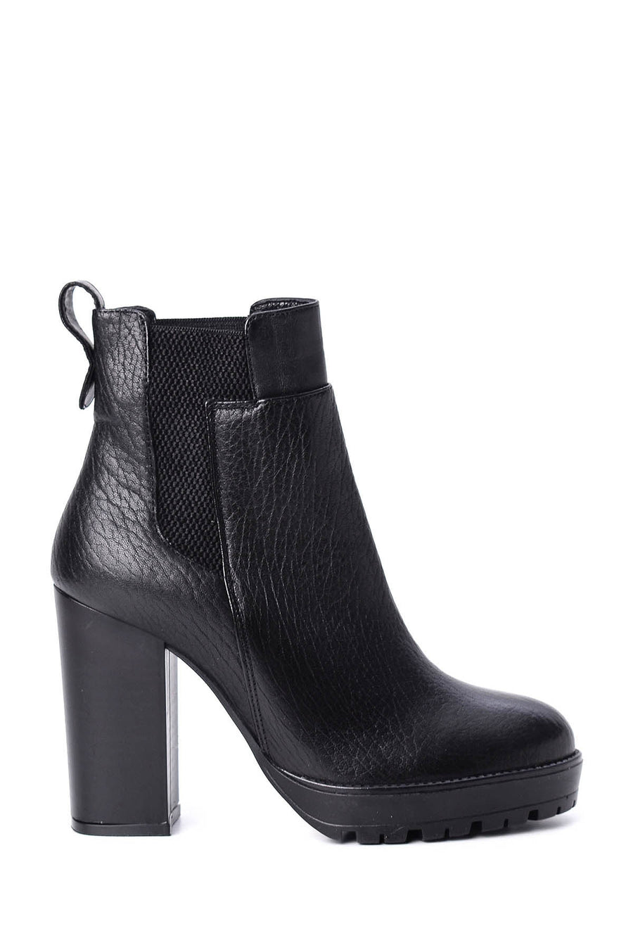 Women's Heeled Leather Boots 18WFD147714 | Derimod