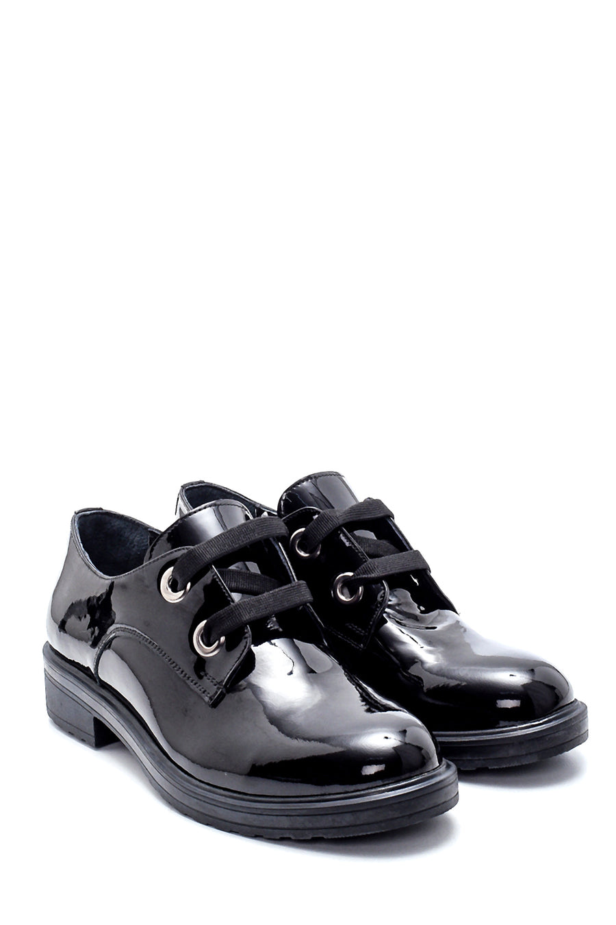Women's Leather Patent Leather Shoes
