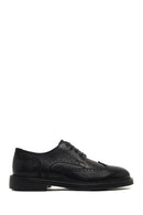 Men's Black Lace-Up Leather Classic Shoe | Derimod