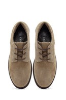 Women's Mink Suede Leather Masculine Shoe | Derimod