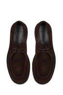 Men's Brown Lace-Up Suede Leather Casual Shoes | Derimod