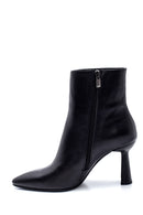 Women's Leather Heeled Boots | Derimod