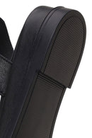 Women’s Black Ankle-Strap Leather Sandals | Derimod