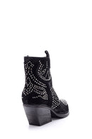 Women's Studded Suede Leather Boots | Derimod
