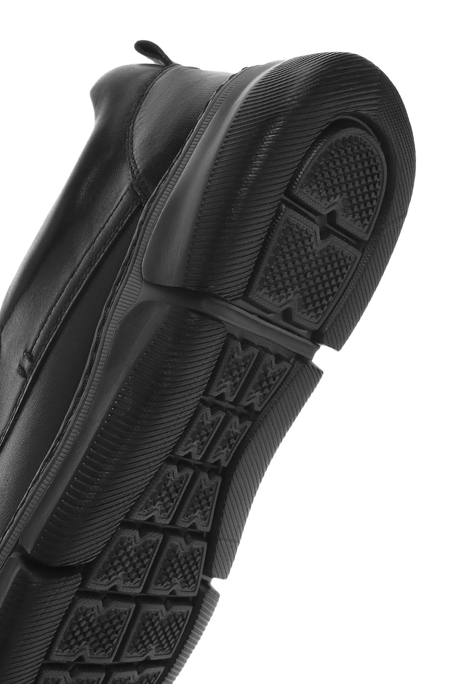 Men's Black Leather Comfort Loafer