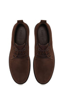 Male Brown Lace-up Nubuck Leather Casual Shoes | Derimod