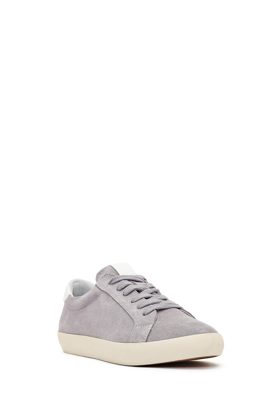 Kadın Gri Bağcıklı Süet Deri Sneaker