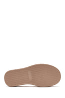 Women's Beige Ankle Buckle Thick Soled Jelly Sandals | Derimod