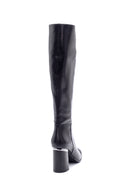 Women's Leather Heeled Boots | Derimod