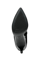 Geox Women's Black Faviola Thin Heeled Patent Leather Stiletto | Derimod