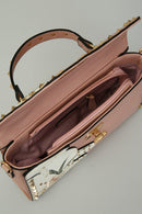 Printed Pink Women's Shoulder Bag | Derimod