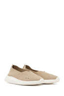 Women's Beige Chunky Suede Shoes | Derimod