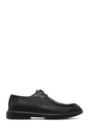 Male Black Lace-up Leather Casual Shoes | Derimod