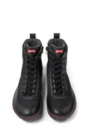 Camper Women's Black Peu Pista Gm Leather Detailed Boots | Derimod