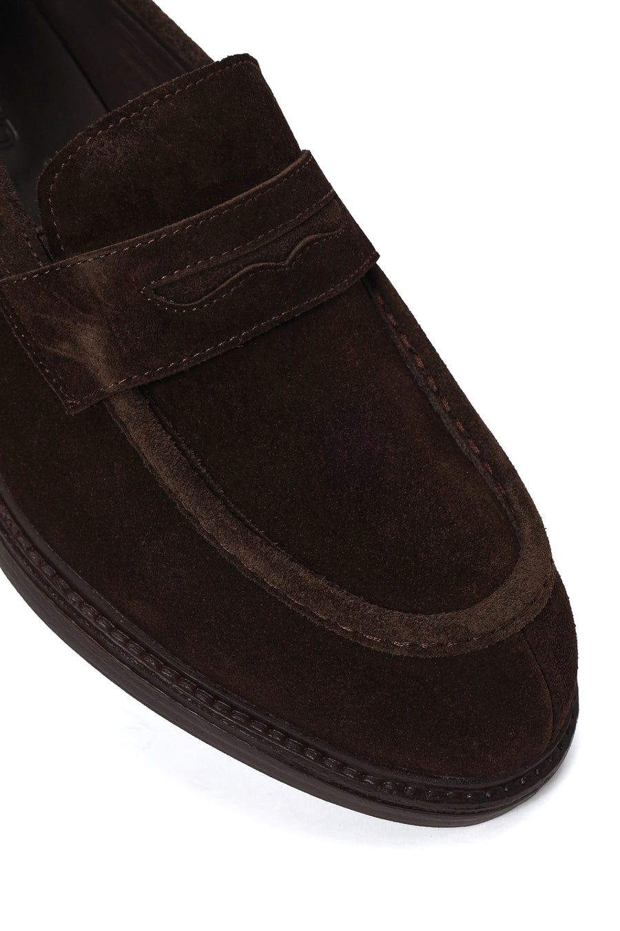 Derimod Black Erkek Kahverengi Süet Deri Loafer