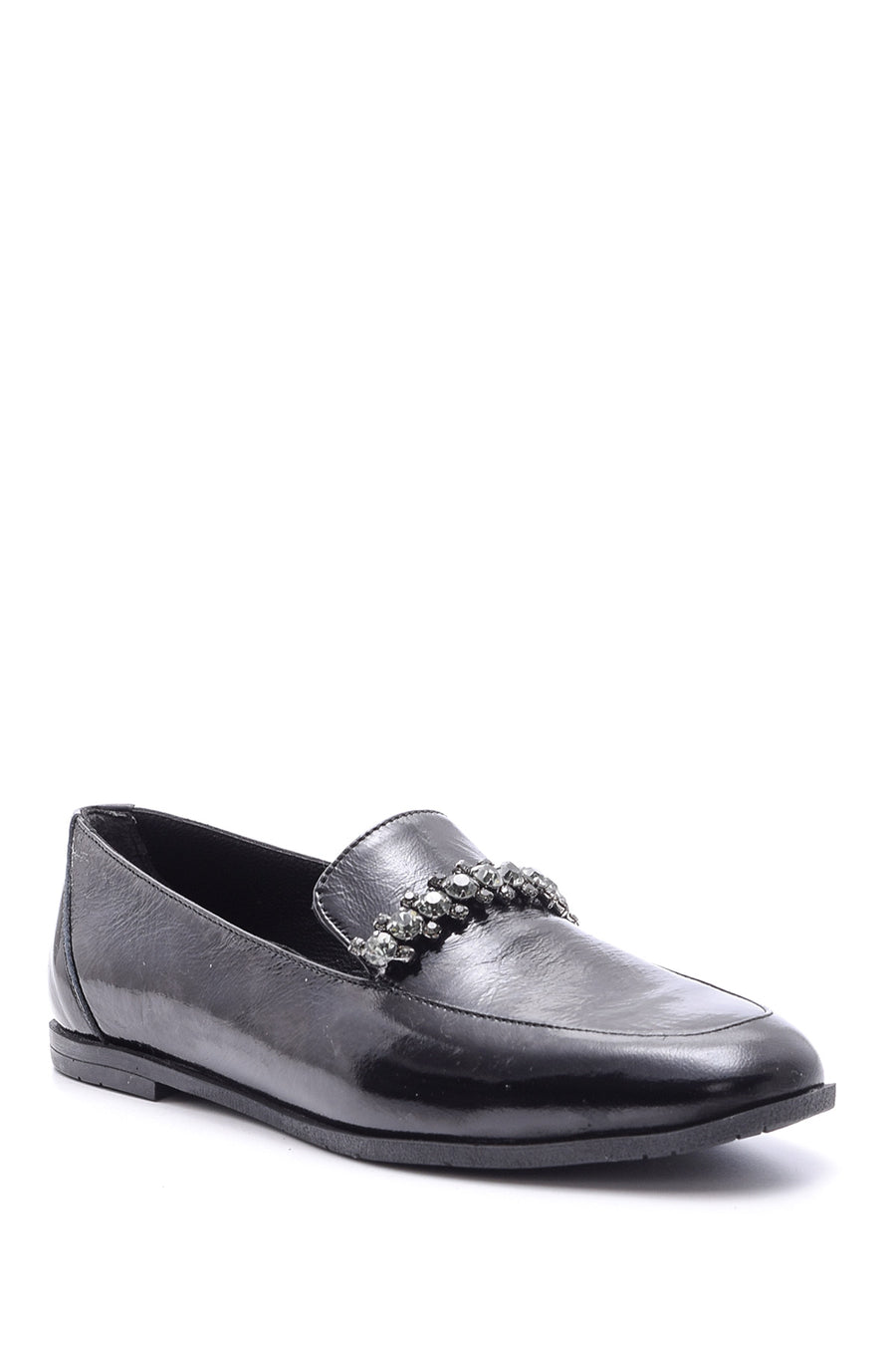 Women's Stoned Patent Leather Loafer