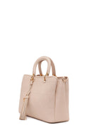 Woman Cream Long Strap Printed Shoulder Bag | Derimod