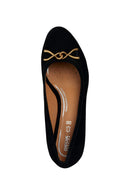 Geox Women's Black Pheby 50 A Suede Leather Stiletto | Derimod
