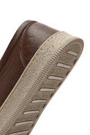 Men's Brown Lace-up Leather Casual Shoes | Derimod