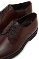 Men's Brown Laced Leather Classic Shoes | Derimod