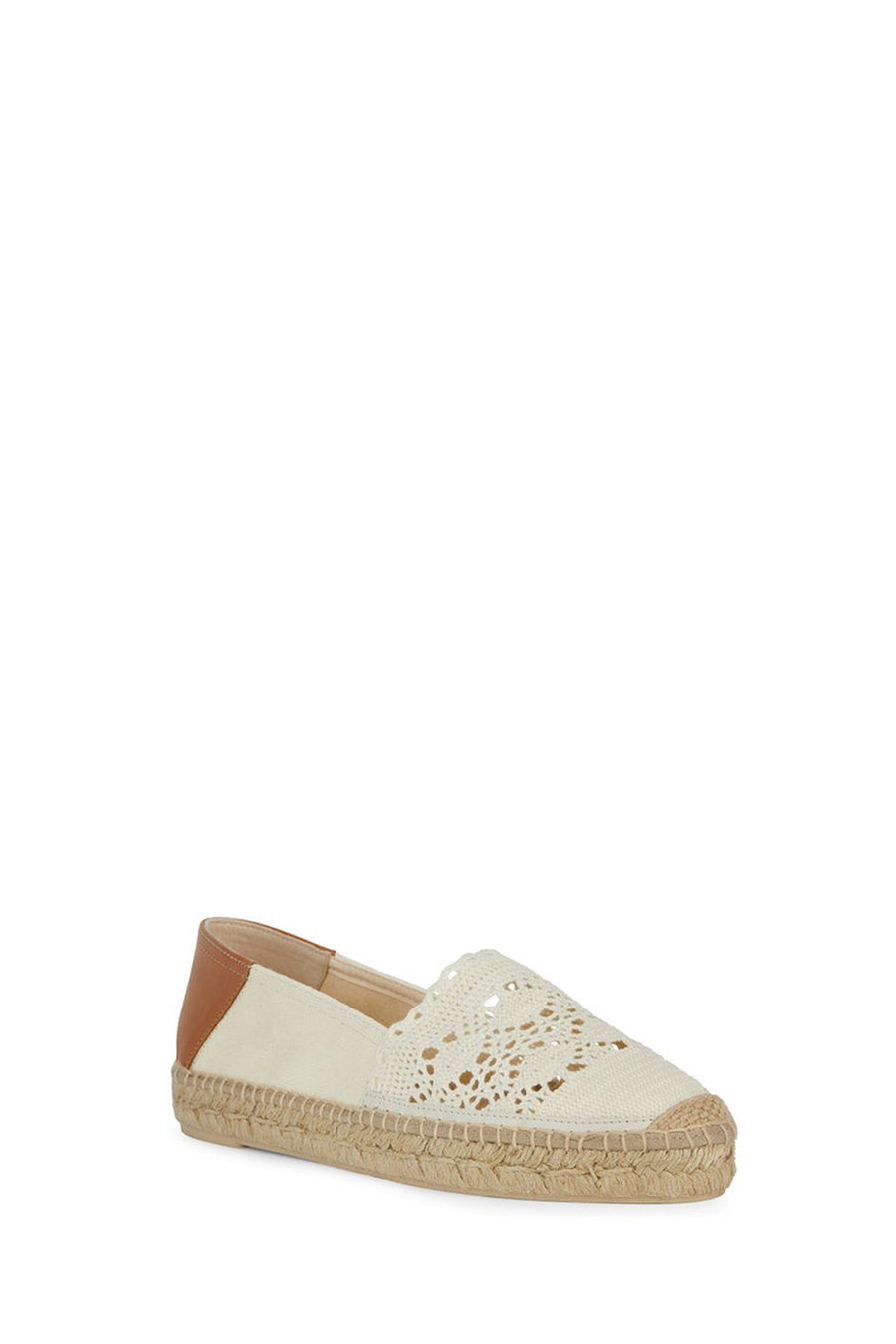 Geox Women's Mink Lampedusa Knit Leather Espadrille