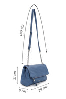 Women's Blue Long Strap Crossbody Bag | Derimod