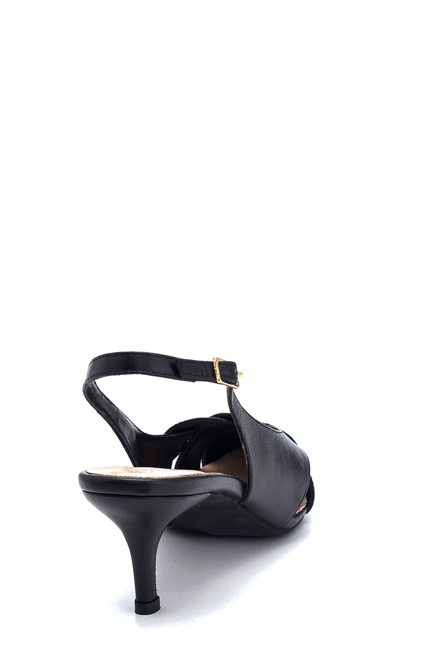 Women's Classic Heeled Leather Shoes