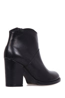 Women's Heeled Leather Boots | Derimod