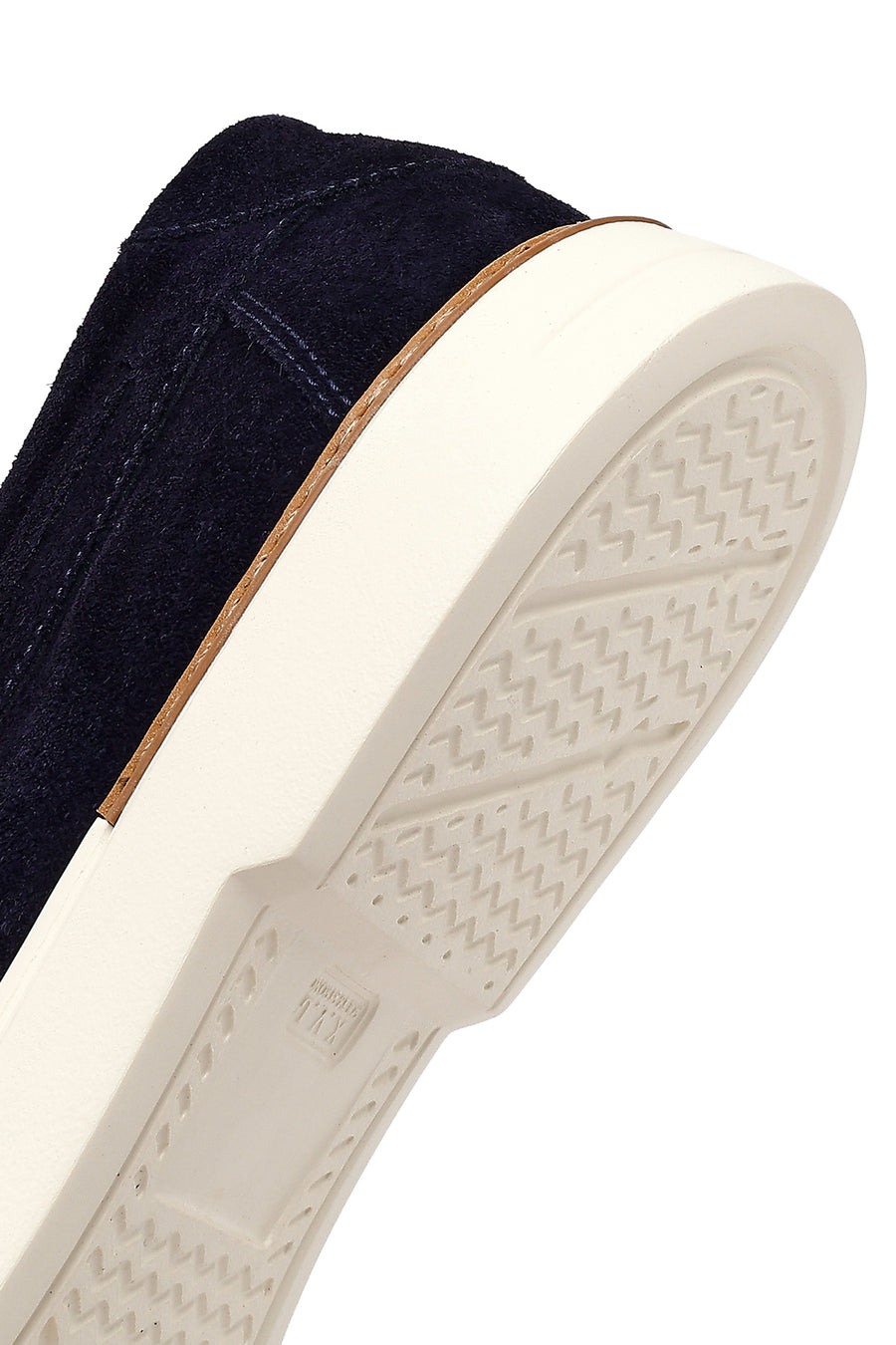 Men's Navy Blue Lace-up Suede Leather Casual Shoes