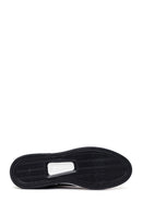 Erkek Siyah Bağcıklı Deri Sneaker | Derimod
