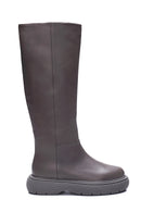 Women's Leather Thick Sole Boots | Derimod