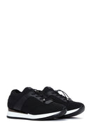 Women's Black Fabric Sneaker | Derimod