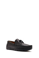 Erkek Siyah Püsküllü Deri Loafer | Derimod